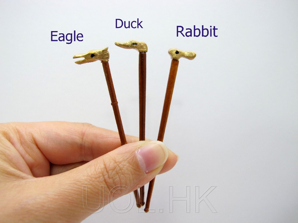 1:12 Scale Doll house Wooden Sticks (3pcs)